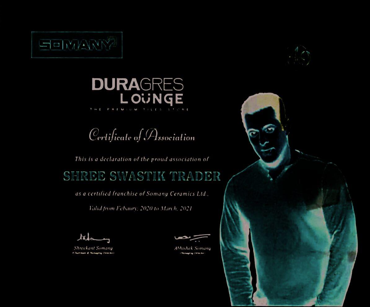 Somany (Duragres Lounge) certificate